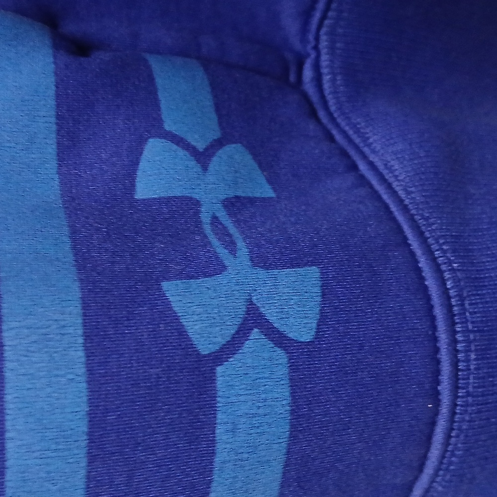 Men's Blue/Teal Under Armour "STORM" Hoodie Size XL - Picture 3 of 9